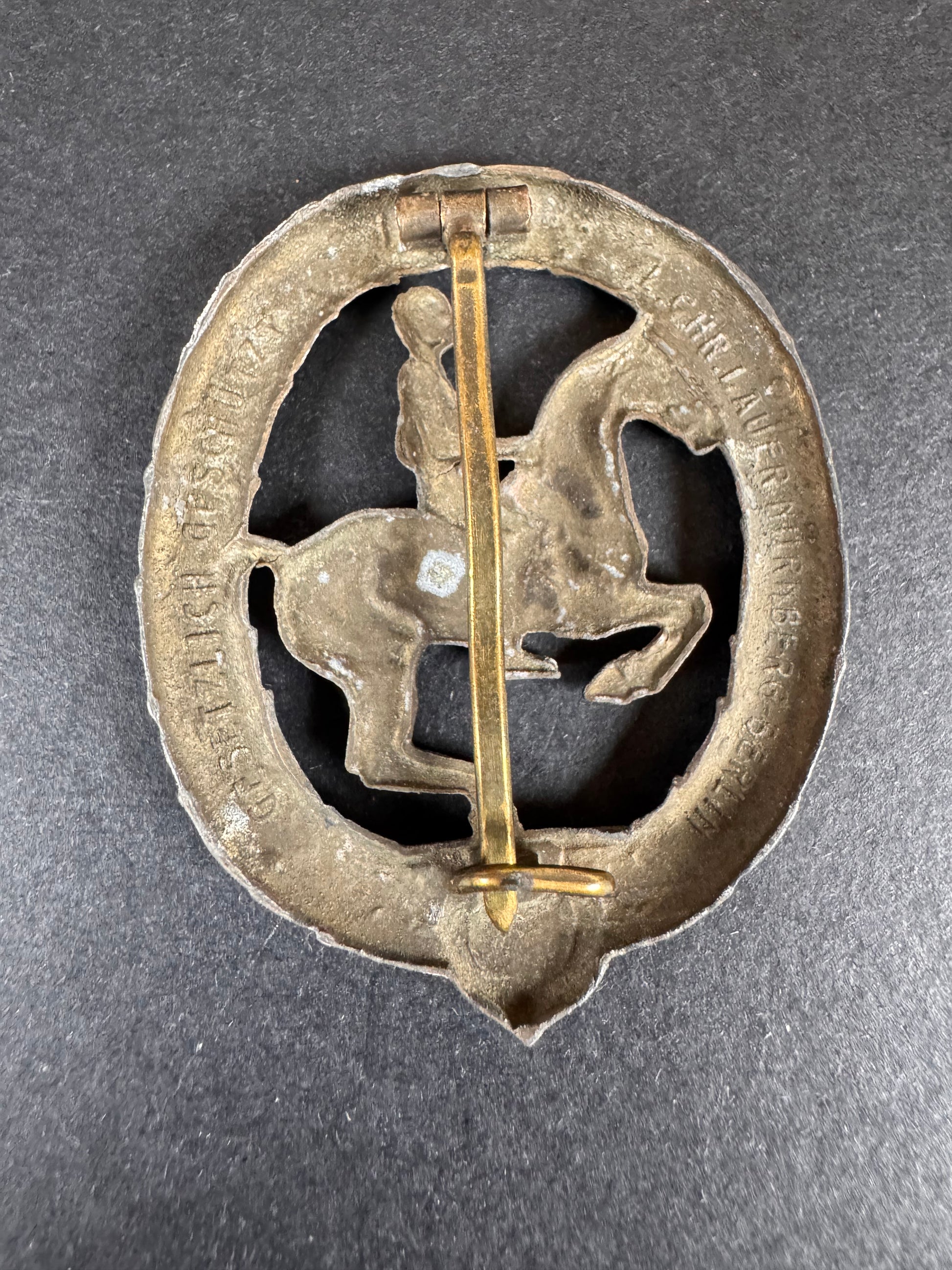 Photo 2 of Third Reich German Equestrian Badge 3rd Class - collectible militaria item