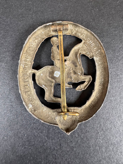 Photo 2 of Third Reich German Equestrian Badge 3rd Class - collectible militaria item