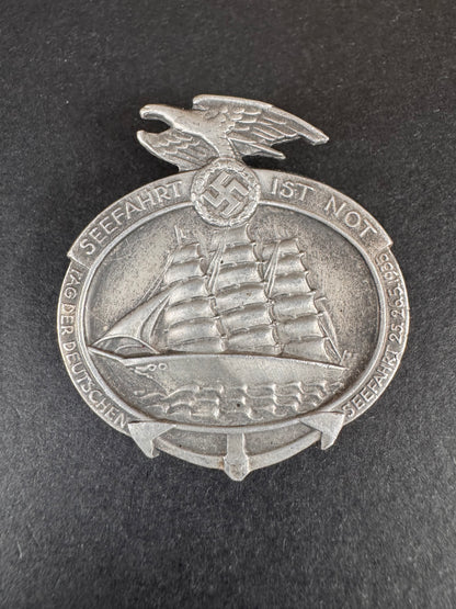 Photo 2 of Third Reich Seefahrt Ist Not 1935 Tinnie - collectible militaria item