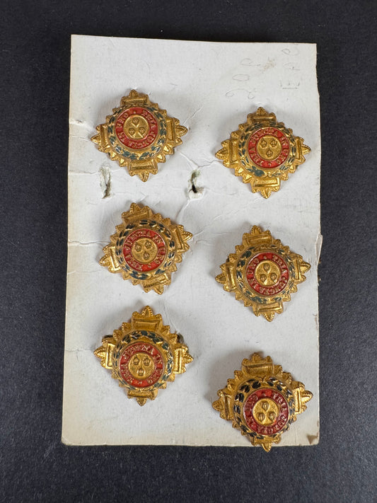Photo 1 of WW2 British Army Captain Uniform Shoulder Board Rank Star Badges - collectible militaria item
