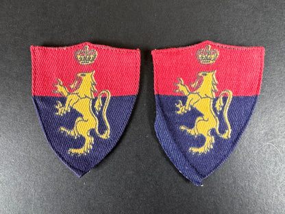 Photo 1 of British Army Middle East Land Forces Printed Formation Signs - collectible militaria item
