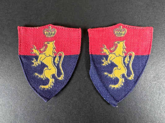 Photo 1 of British Army Middle East Land Forces Printed Formation Signs - collectible militaria item