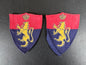 Photo 1 of British Army Middle East Land Forces Printed Formation Signs - collectible militaria item