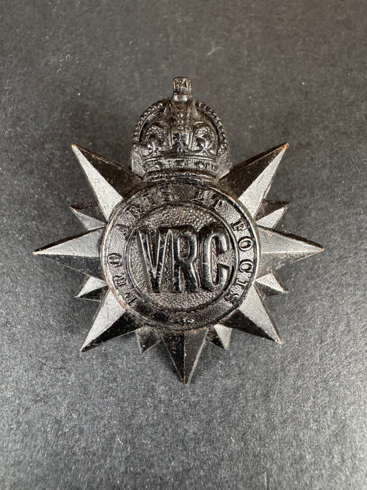 Photo 1 of WW2 Canadian Army Victoria Rifles of Canada Cap Badge - collectible militaria item