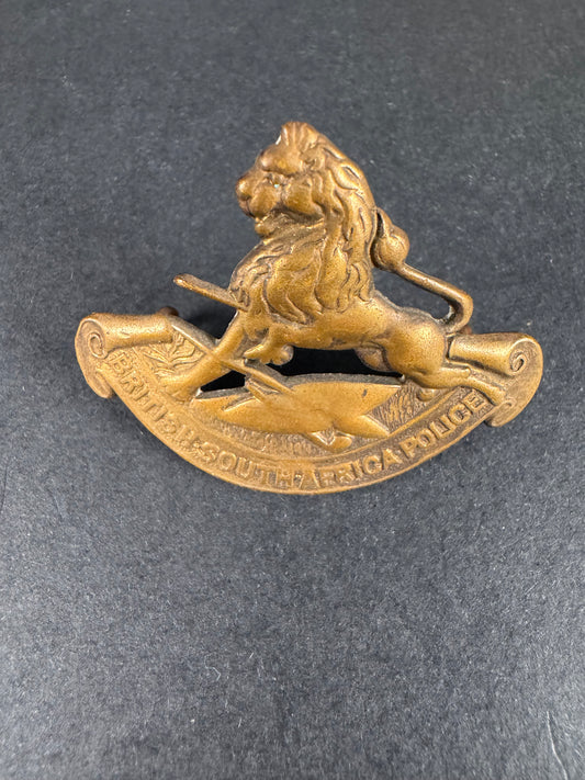 Photo 1 of WW2 Rhodesian British South African Police Cap Badge BSAP - collectible militaria item