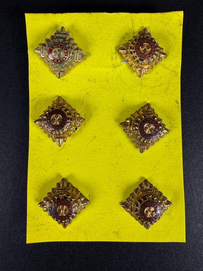 Photo 1 of WW2 British Army Captain Uniform Shoulder Board Rank Star Badges - collectible militaria item