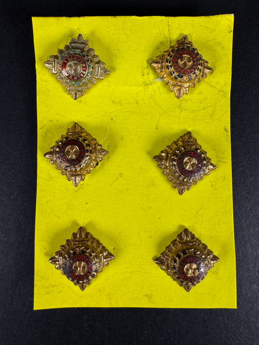 Photo 1 of WW2 British Army Captain Uniform Shoulder Board Rank Star Badges - collectible militaria item