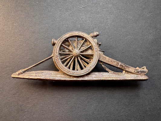 Photo 1 of Victorian British Army Royal Artillery Volunteer Sabretache Badge Ornament - collectible militaria item