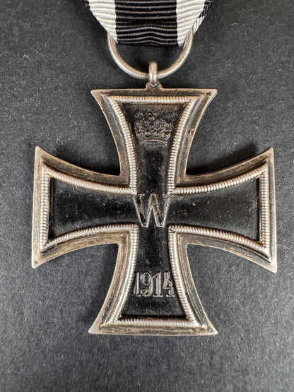 Photo 2 of WW1 German Army 1914 Iron Cross 2nd Class Medal KO - collectible militaria item