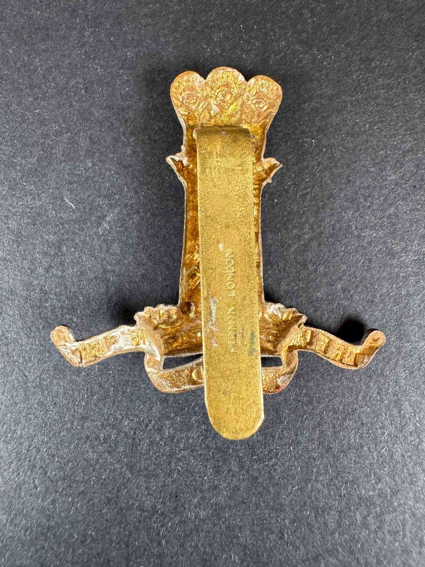 Photo 2 of WW2 British Army 11th Hussars Cavalry Cap Badge - collectible militaria item