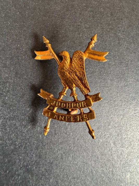 Photo 1 of WW2 Indian Army Jodhpur Lancers Cavalry Cap Badge - collectible militaria item