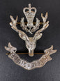 Photo 1 of After WW2 British Army Queen's Own Highlanders Officer's Cap Badge - collectible militaria item