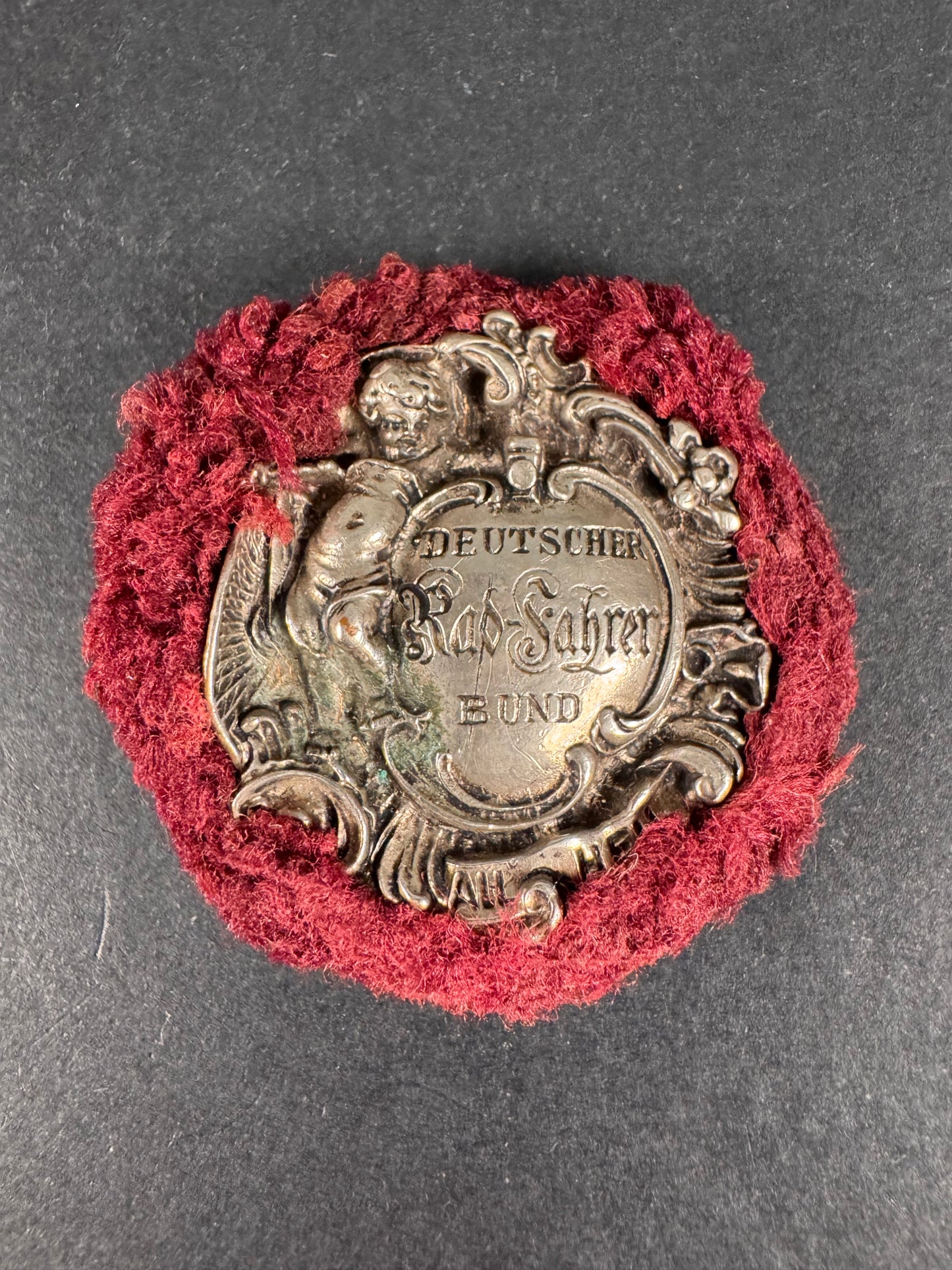Photo 1 of Antique German Cyclists Association Membership Badge - Deutscher Rad-fahrer Bund - collectible militaria item