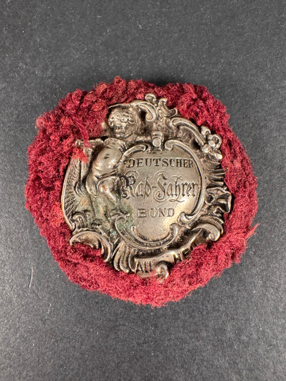 Photo 1 of Antique German Cyclists Association Membership Badge - Deutscher Rad-fahrer Bund - collectible militaria item