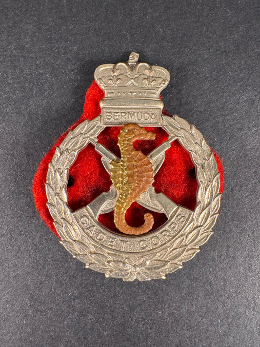 Photo 1 of After WW2 Bermuda Cadet Corps Cap Badge - collectible militaria item