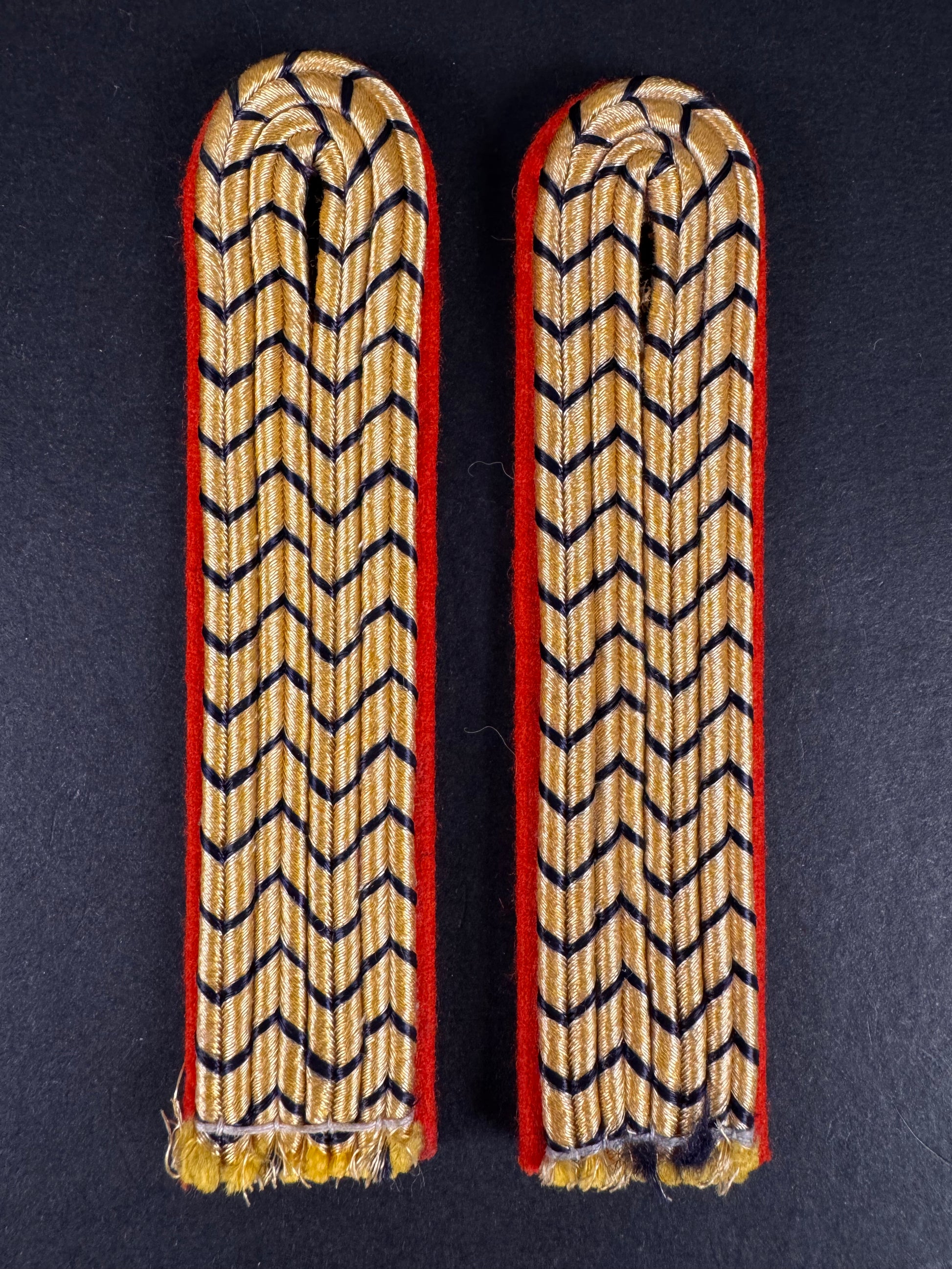 Photo 1 of Third Reich Germany Deutsche Reichsbahn Senior Official's Shoulder Boards - collectible militaria item