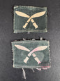 Photo 1 of WW2 British Army 63rd Gurkha Brigade Printed Formation Signs - collectible militaria item