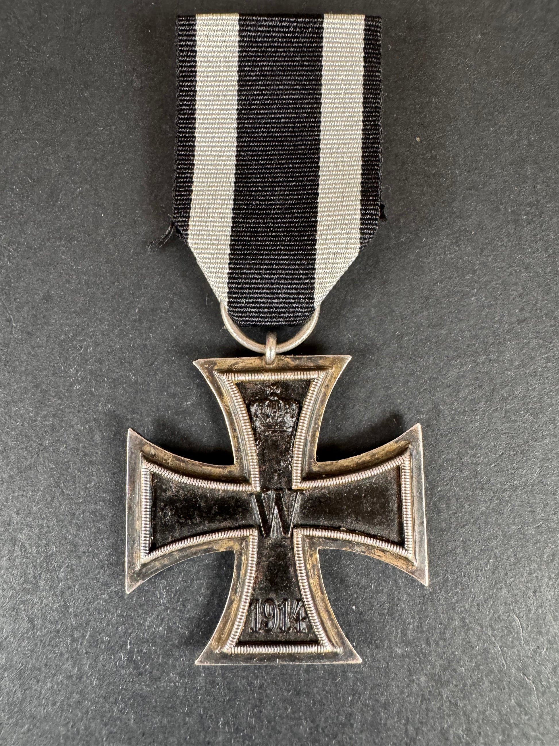 Photo 1 of WW1 German 1914 Iron Cross 2nd Class Medal WILM - collectible militaria item