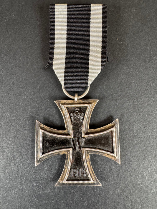 Photo 1 of WW1 German 1914 Iron Cross 2nd Class Medal WILM - collectible militaria item
