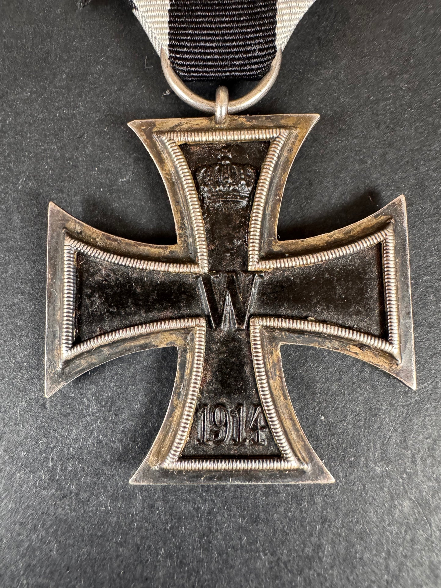 Photo 2 of WW1 German 1914 Iron Cross 2nd Class Medal WILM - collectible militaria item