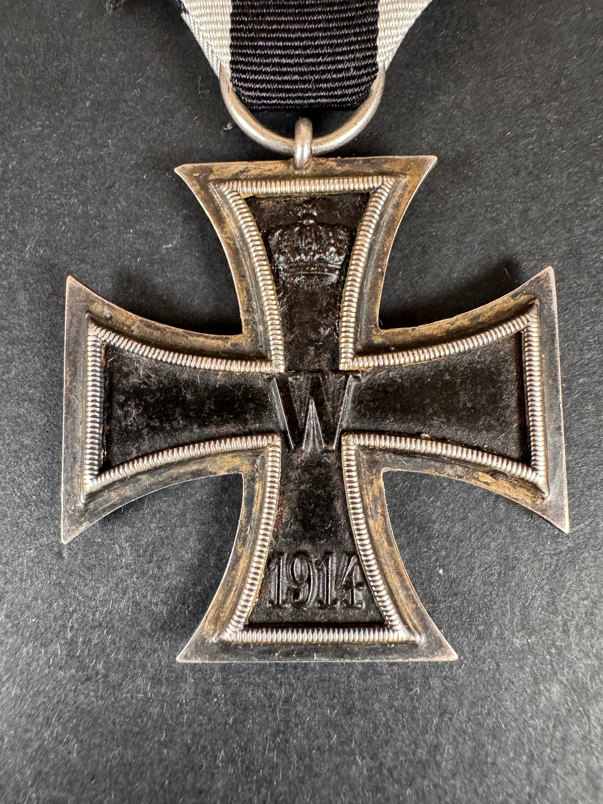 Photo 2 of WW1 German 1914 Iron Cross 2nd Class Medal WILM - collectible militaria item