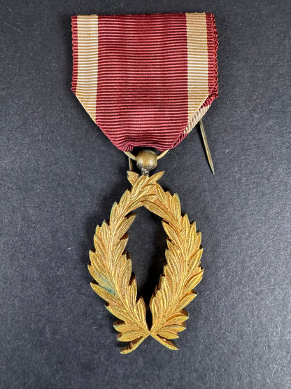 Photo 1 of WW2 Belgium Golden Palms of The Order of The Crown Medal - collectible militaria item