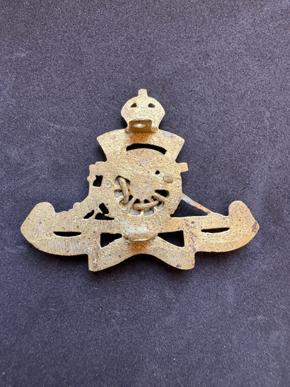 Photo 2 of WW2 Royal Indian / Pakistan Army Artillery Cap Badge - collectible militaria item
