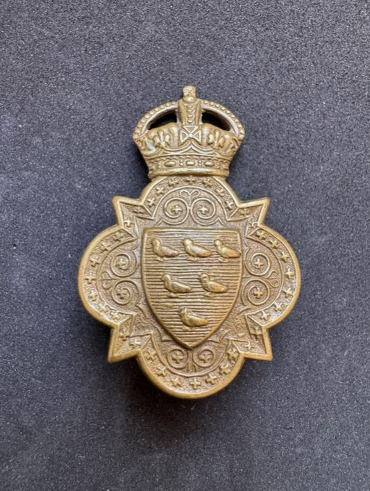 Photo 1 of Boer War British Army Sussex Imperial Yeomanry Cap Badge - collectible militaria item