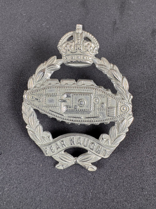 Photo 1 of WW2 British Army Royal Tank Regiment Cap Badge RTR - collectible militaria item