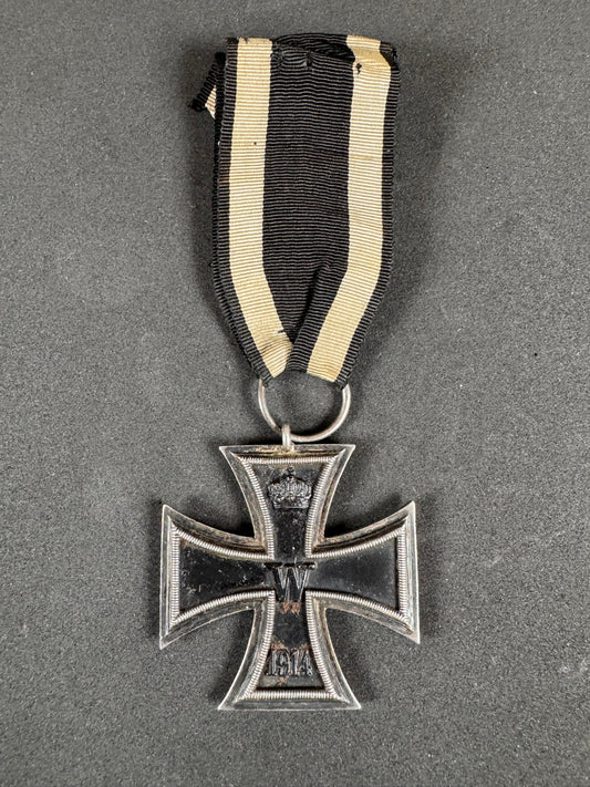 Photo 1 of WW1 German 1914 Iron Cross 2nd Class Medal G GODET - collectible militaria item