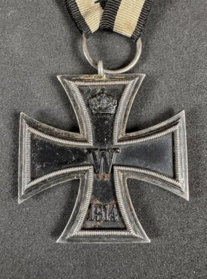 Photo 2 of WW1 German 1914 Iron Cross 2nd Class Medal G GODET - collectible militaria item