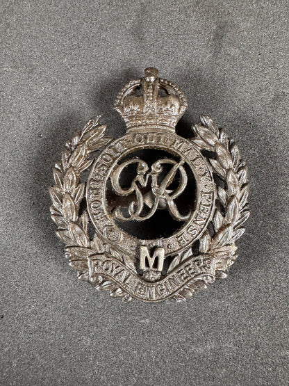 Photo 1 of WW2 British Army Royal Engineers Militia Officer's Cap Badge LUDLOW - collectible militaria item