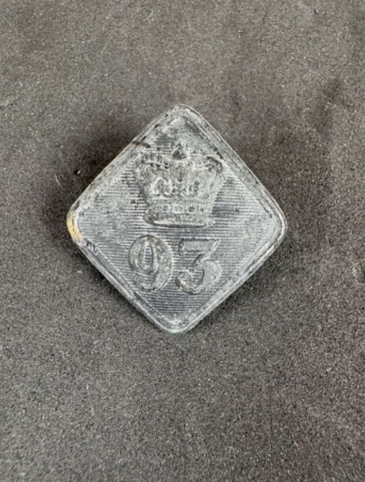 Photo 1 of Crimean War British Army 93rd Regiment of Foot Uniform Button - collectible militaria item