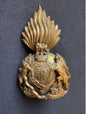 Photo 1 of WW2 British Army Royal Scots Fusiliers Officer's Busby Cap Badge - collectible militaria item