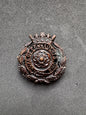 Photo 1 of WW1 British Army 6th Battalion Hampshire Regiment Officer's Cap Badge - collectible militaria item