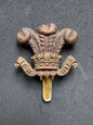 Photo 1 of WW1 British Army Denbigh Hussars Yeomanry War Economy Cap Badge - collectible militaria item