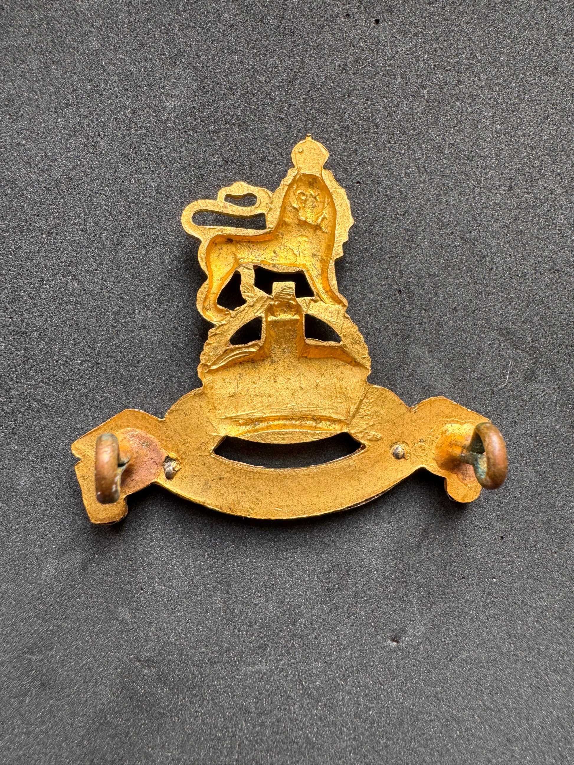 Photo 2 of WW2 British Army Royal Army Pay Corps Officer's Cap Badge - collectible militaria item