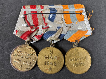 Photo 5 of WW2 Soviet Russian Capture of Budapest & Prague Campaign Medal Group - collectible militaria item