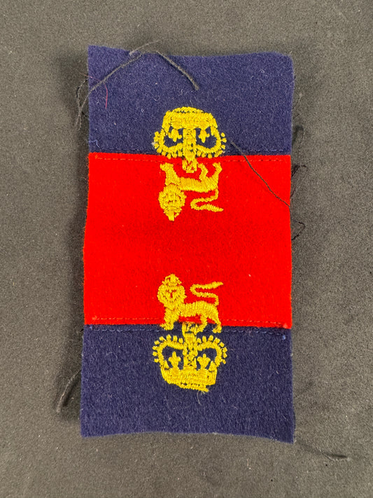 Photo 1 of Post-WW2 British War Office Controlled Units Cloth Formation Sign - collectible militaria item