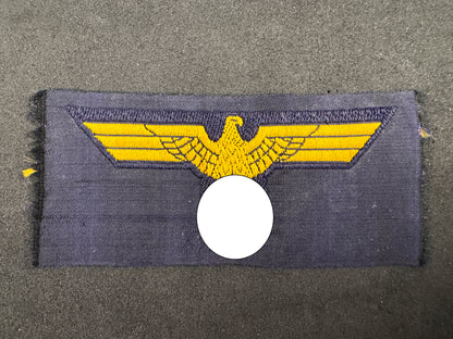 Photo 1 of WW2 German Kriegsmarine BeVo Cap Eagle - collectible militaria item