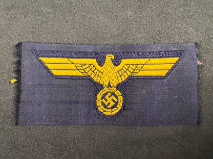 Photo 2 of WW2 German Kriegsmarine BeVo Cap Eagle - collectible militaria item
