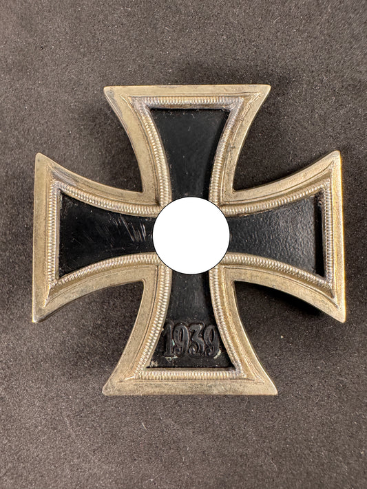 Photo 1 of WW2 German Iron Cross 1st Class - Maker Marked “65” (Klein & Quenzer) - collectible militaria item