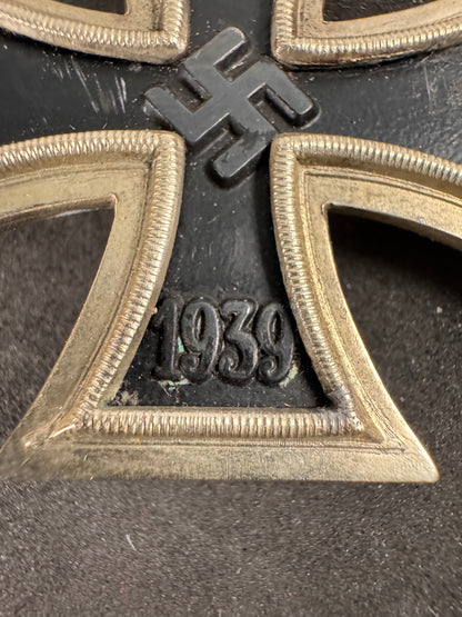 Photo 4 of WW2 German Iron Cross 1st Class - Maker Marked “65” (Klein & Quenzer) - collectible militaria item