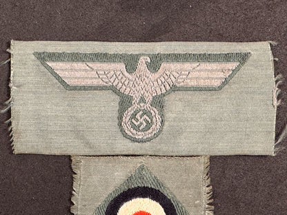 Photo 4 of WW2 German Army (Heer) M43 BeVo Cap Eagle & Cockade - collectible militaria item
