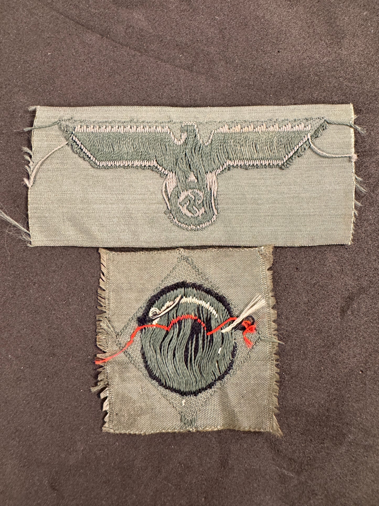 Photo 5 of WW2 German Army (Heer) M43 BeVo Cap Eagle & Cockade - collectible militaria item