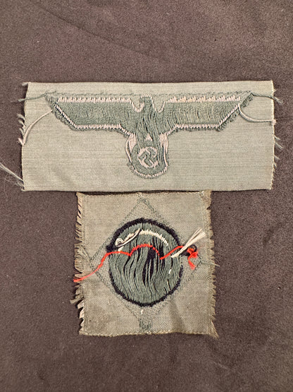 Photo 5 of WW2 German Army (Heer) M43 BeVo Cap Eagle & Cockade - collectible militaria item