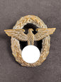 Photo 1 of Third Reich Police First Pattern Cap Badge - collectible militaria item