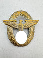 Third Reich Police First Pattern Cap Badge