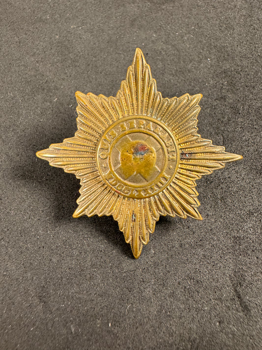 WW1 British Army Irish Guards Cap Badge