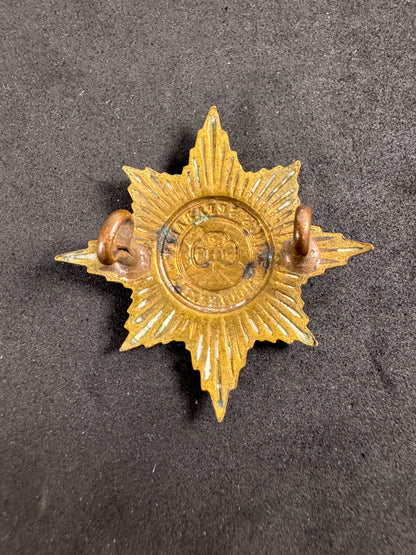 WW1 British Army Irish Guards Cap Badge